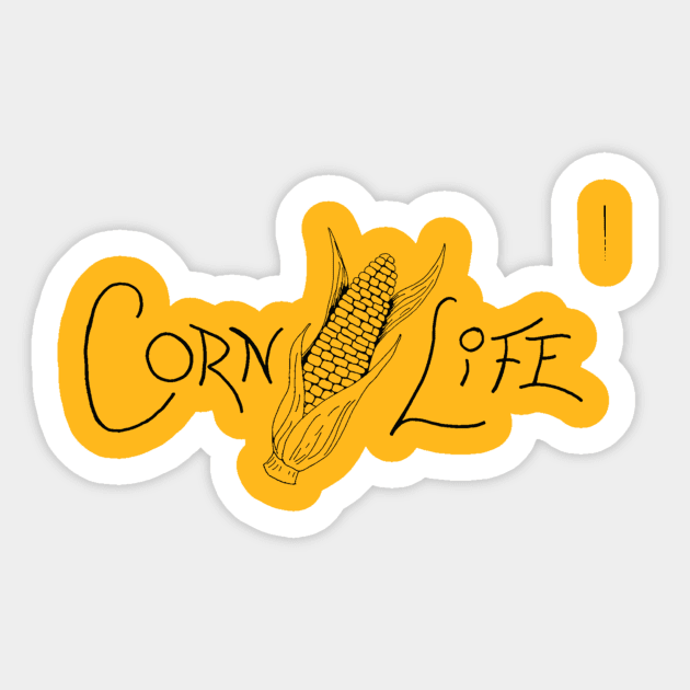 Corn Life Sticker by angijomcmurtrey